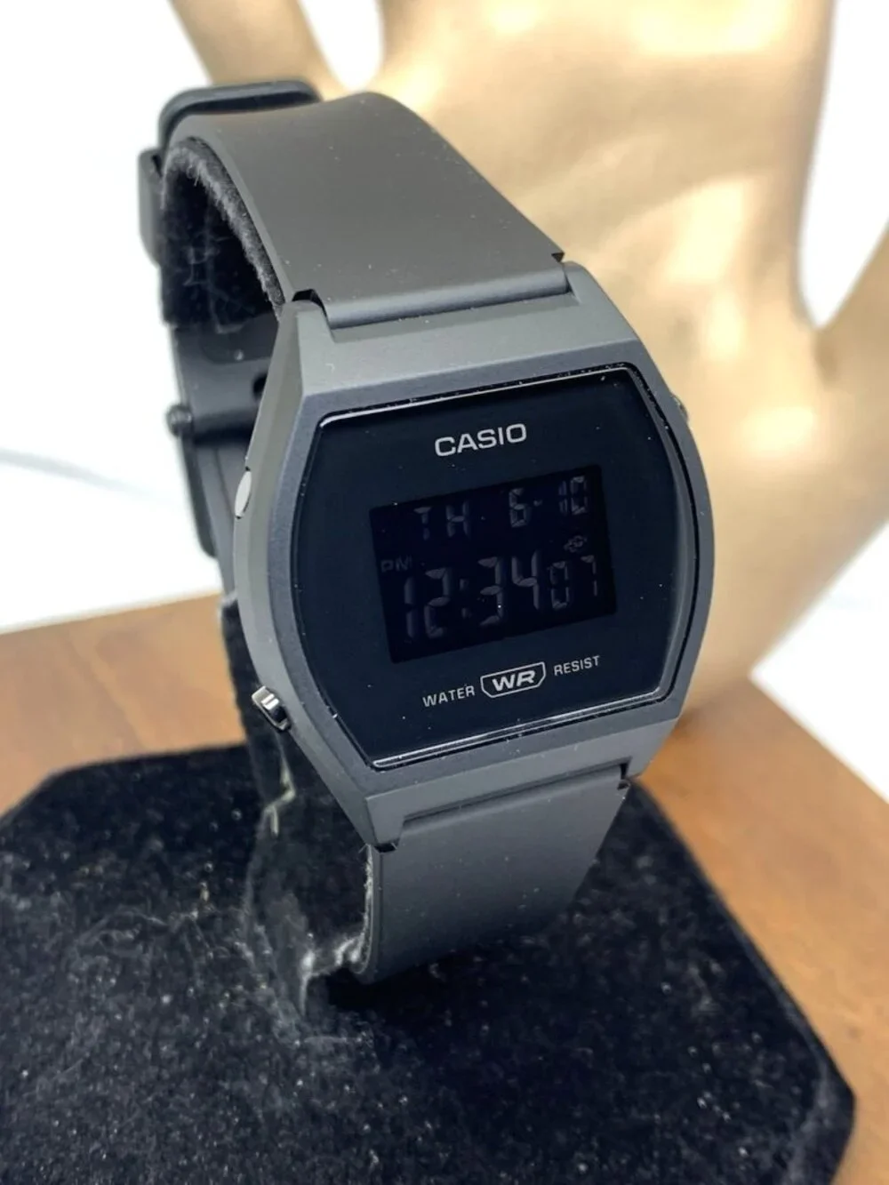 Casio Women's Watch LW204 Quartz Digital Sport Black Resin Strap 3294 35mm